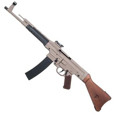 Blue Line Mauser STG-44 .22 LR Rifle, 25 Rnds, Tan w/ Natural Wood Stock, 16.5