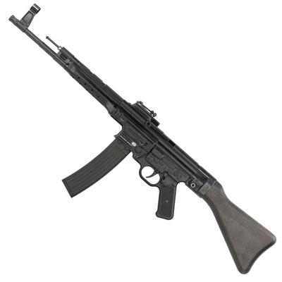 Blue Line Mauser STG-44 .22 LR Rifle, 25 Rnds, Black w/ Black Wood Stock, 16.5