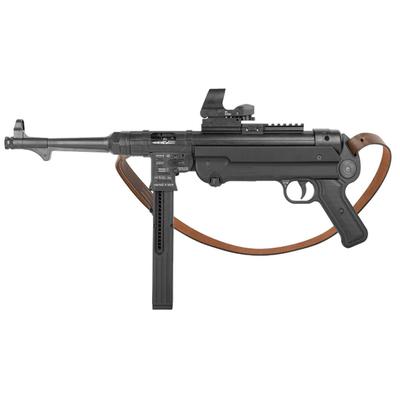 Mauser MP40 P Pistol - Superset with red dot and leather sling .22LR, 10