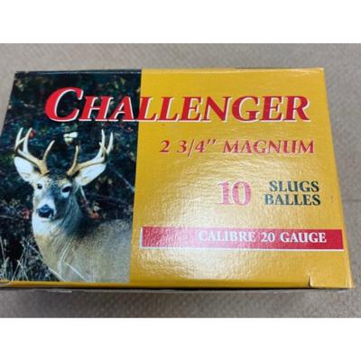 Challenger 20 Gauge Rifled Slugs CH20SLUGS - 10 Slugs